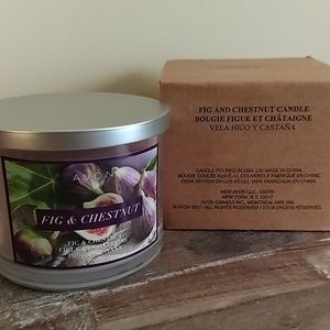 Avon 3 wick Fig & Chestnut candle